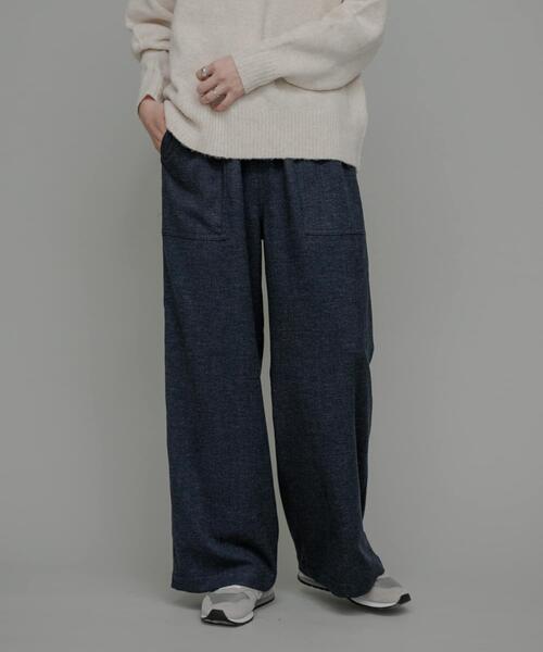 URBAN RESEARCH Sonny Label(アーバンリサーチサニーレーベル)の「デニムライクアソートベイカーイージーパンツ(その他パンツ・レディース・グレー/チャコールグレー/インディゴブルー・36/38)」の14枚目の写真