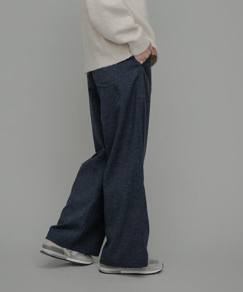 URBAN RESEARCH Sonny Label(アーバンリサーチサニーレーベル)の「デニムライクアソートベイカーイージーパンツ(その他パンツ・レディース・グレー/チャコールグレー/インディゴブルー・36/38)」の17枚目の写真