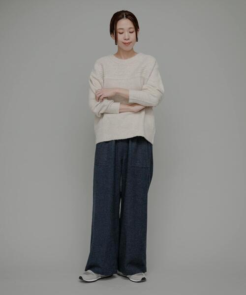 URBAN RESEARCH Sonny Label(アーバンリサーチサニーレーベル)の「デニムライクアソートベイカーイージーパンツ(その他パンツ・レディース・グレー/チャコールグレー/インディゴブルー・36/38)」の18枚目の写真