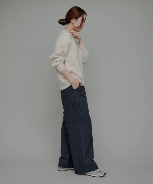 URBAN RESEARCH Sonny Label(アーバンリサーチサニーレーベル)の「デニムライクアソートベイカーイージーパンツ(その他パンツ・レディース・グレー/チャコールグレー/インディゴブルー・36/38)」の19枚目の写真