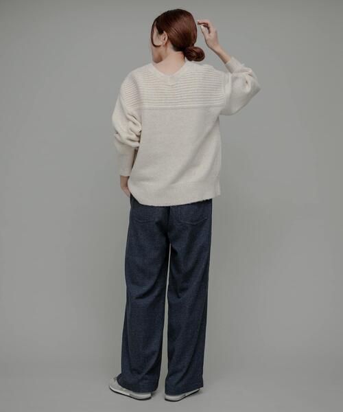 URBAN RESEARCH Sonny Label(アーバンリサーチサニーレーベル)の「デニムライクアソートベイカーイージーパンツ(その他パンツ・レディース・グレー/チャコールグレー/インディゴブルー・36/38)」の20枚目の写真