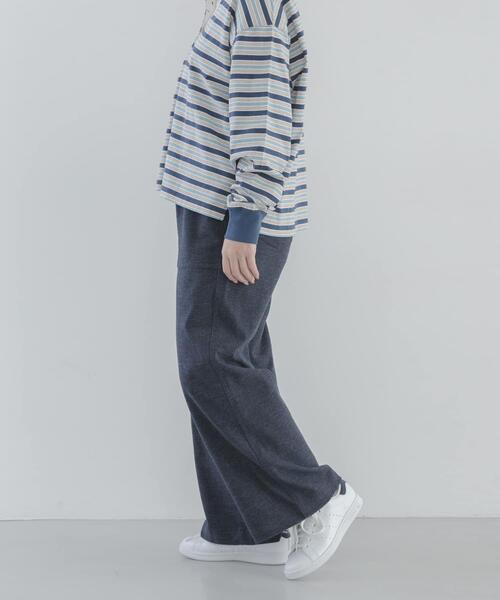 URBAN RESEARCH Sonny Label(アーバンリサーチサニーレーベル)の「デニムライクアソートベイカーイージーパンツ(その他パンツ・レディース・グレー/チャコールグレー/インディゴブルー・36/38)」の5枚目の写真