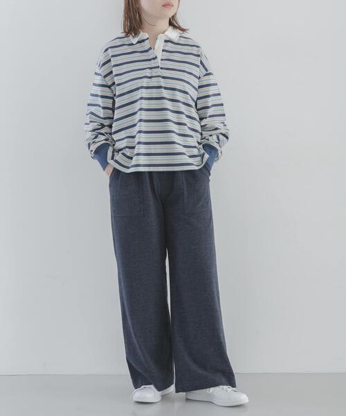 URBAN RESEARCH Sonny Label(アーバンリサーチサニーレーベル)の「デニムライクアソートベイカーイージーパンツ(その他パンツ・レディース・グレー/チャコールグレー/インディゴブルー・36/38)」の6枚目の写真