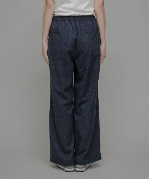 URBAN RESEARCH Sonny Label(アーバンリサーチサニーレーベル)の「デニムライクアソートベイカーイージーパンツ(その他パンツ・レディース・グレー/チャコールグレー/インディゴブルー・36/38)」の10枚目の写真