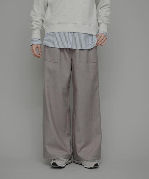 URBAN RESEARCH Sonny Label(アーバンリサーチサニーレーベル)の「デニムライクアソートベイカーイージーパンツ(その他パンツ・レディース・グレー/チャコールグレー/インディゴブルー・36/38)」の18枚目の写真