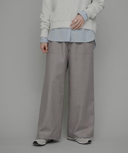 URBAN RESEARCH Sonny Label(アーバンリサーチサニーレーベル)の「デニムライクアソートベイカーイージーパンツ(その他パンツ・レディース・グレー/チャコールグレー/インディゴブルー・36/38)」の19枚目の写真