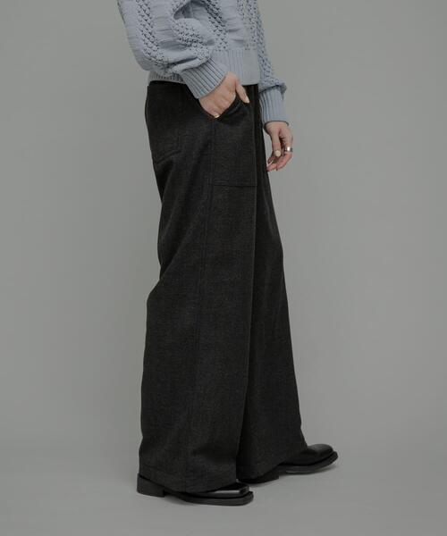 URBAN RESEARCH Sonny Label(アーバンリサーチサニーレーベル)の「デニムライクアソートベイカーイージーパンツ(その他パンツ・レディース・グレー/チャコールグレー/インディゴブルー・36/38)」の6枚目の写真