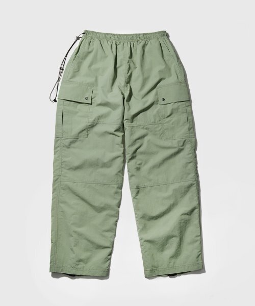 WMC(ダブリューエムシー)の「リップストップジッパーカーゴパンツ_カーキ(スウェットパンツ・レディース・カーキ・30(M)/32(L))」の2枚目の写真