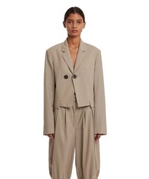 TRUNK PROJECT（トランクプロジェクト）の「Double-Breasted Short Blazer_Beige（テーラードジャケット）」