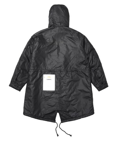 STIGMA(スティグマ)の「ZIPPER OVERSIZED FISHTAIL PARKA BLACK(ミリタリージャケット・メンズ・その他・LARGE/MEDIUM/X-LARGE)」の2枚目の写真