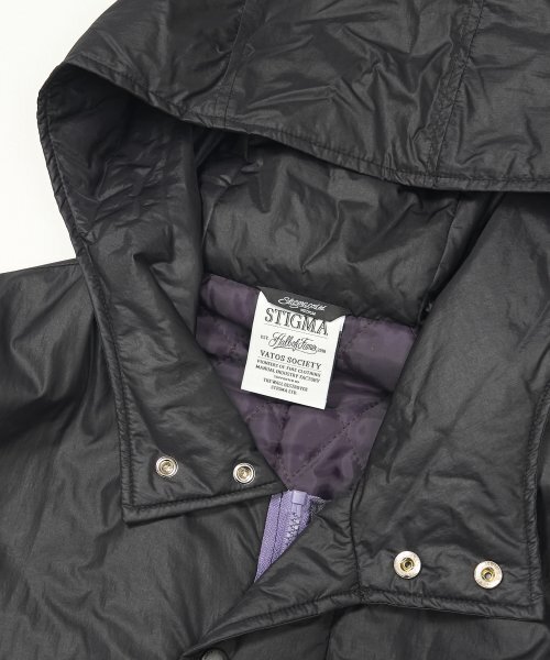 STIGMA(スティグマ)の「ZIPPER OVERSIZED FISHTAIL PARKA BLACK(ミリタリージャケット・メンズ・その他・LARGE/MEDIUM/X-LARGE)」の3枚目の写真