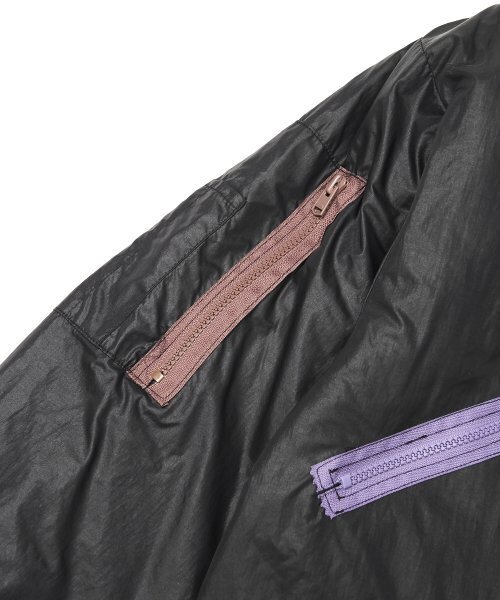 STIGMA(スティグマ)の「ZIPPER OVERSIZED FISHTAIL PARKA BLACK(ミリタリージャケット・メンズ・その他・LARGE/MEDIUM/X-LARGE)」の8枚目の写真