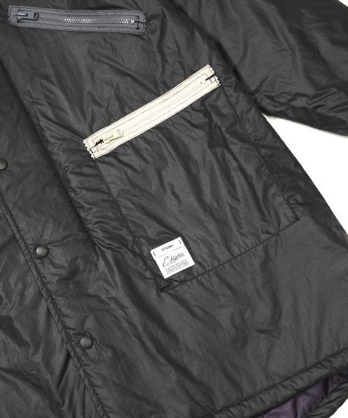 STIGMA(スティグマ)の「ZIPPER OVERSIZED FISHTAIL PARKA BLACK(ミリタリージャケット・メンズ・その他・LARGE/MEDIUM/X-LARGE)」の10枚目の写真