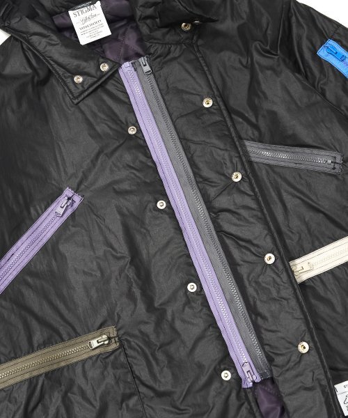 STIGMA(スティグマ)の「ZIPPER OVERSIZED FISHTAIL PARKA BLACK(ミリタリージャケット・メンズ・その他・LARGE/MEDIUM/X-LARGE)」の12枚目の写真