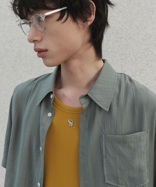 SENTAIR(センテア)の「ウェーブシアサーカークーリング半袖シャツ_グリーン(シャツ/ブラウス・メンズ・その他・46/48)」の20枚目の写真