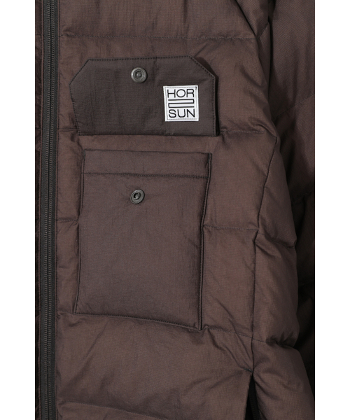 HORLISUN(ホーリーサン)の「Frost Hood Duckdown Light Jacket Dark Brown(ダウンジャケット/コート・メンズ・その他・SMALL/MEDIUM/LARGE)」の8枚目の写真