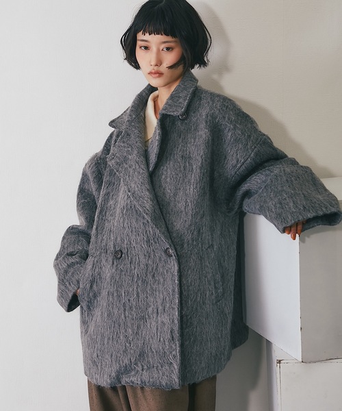 シャギーダブルコート（ブルゾン）｜ANOTHER S（アナザーエス）の