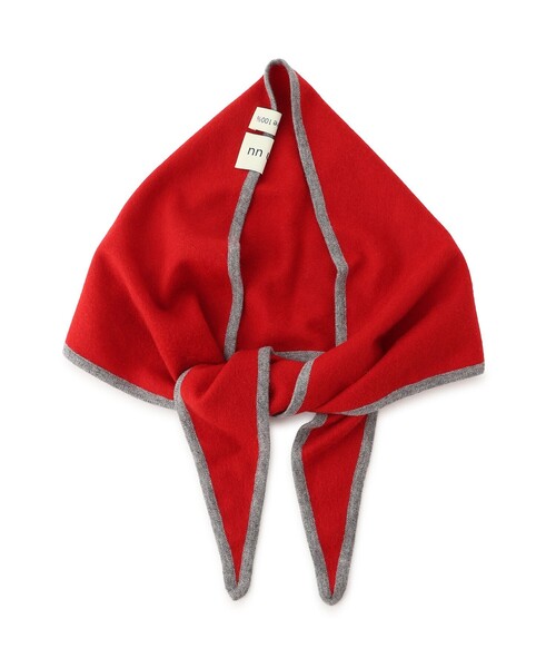 ADAM ET ROPE'（アダムエロペ）の「【sain uu（サイン ユー）】SU25aw-01（ストール/ショール・レディース・ホワイト/レッド/ブラック/グレー・FREE）」の4枚目の写真