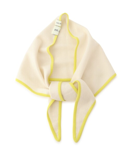 ADAM ET ROPE'（アダムエロペ）の「【sain uu（サイン ユー）】SU25aw-01（ストール/ショール・レディース・ホワイト/レッド/ブラック/グレー・FREE）」の2枚目の写真