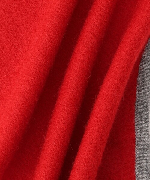 ADAM ET ROPE'（アダムエロペ）の「【sain uu（サイン ユー）】SU25aw-01（ストール/ショール・レディース・ホワイト/レッド/ブラック/グレー・FREE）」の16枚目の写真