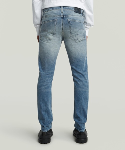 G-STAR（ジースター）の「3301 SLIM JEANS/ヴィンテージライクベーシックスリムテーパードジーンズ（デニムパンツ・メンズ・インディゴブルー・31/32/29/30/32/32/33/32/34/32）」の2枚目の写真