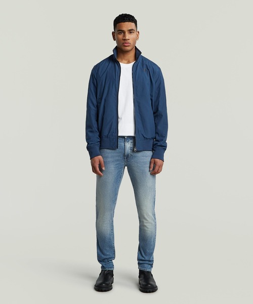 G-STAR（ジースター）の「3301 SLIM JEANS/ヴィンテージライクベーシックスリムテーパードジーンズ（デニムパンツ・メンズ・インディゴブルー・31/32/29/30/32/32/33/32/34/32）」の3枚目の写真