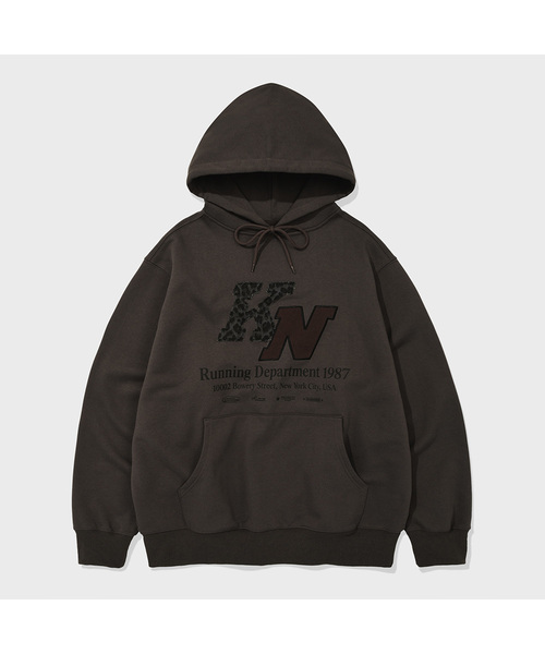 KANEITEI(カネイテイ)の「KN-DEPT HOODIE (BROWN)(パーカー・レディース・ブラウン・MEDIUM/LARGE/X-LARGE)」の1枚目の写真