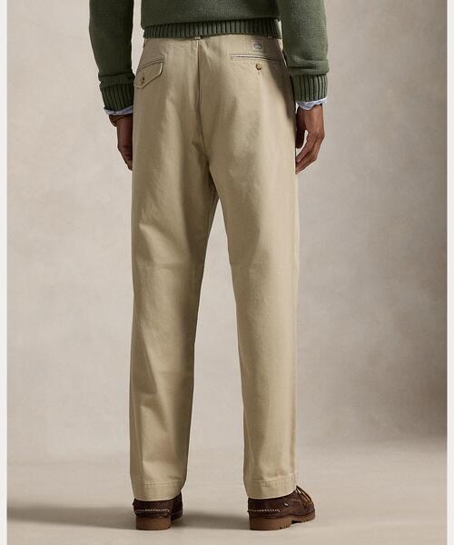 POLO RALPH LAUREN(ポロ ラルフ ローレン)の「ホイットマン リラックスド フィット プリーテッド チノ パンツ(チノパンツ・メンズ・ブラウン系3・30/30/32/32/34/32/40/32/38/32/36/32/28/30)」の4枚目の写真