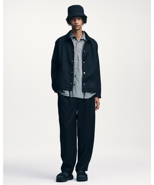 SOPHNET.（ソフネット）の「COACH JACKET（ブルゾン・メンズ・ブラック/グレイッシュベージュ・1/2/3/5/4）」の5枚目の写真