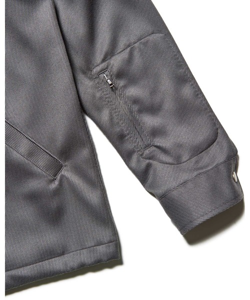 SOPHNET.（ソフネット）の「COACH JACKET（ブルゾン・メンズ・ブラック/グレイッシュベージュ・1/2/3/5/4）」の8枚目の写真