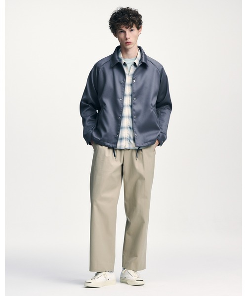 SOPHNET.（ソフネット）の「COACH JACKET（ブルゾン・メンズ・ブラック/グレイッシュベージュ・1/2/3/5/4）」の3枚目の写真