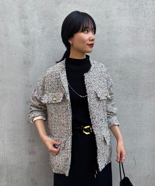セール】【インフルエンサー＠akane_nagataコラボ】ツイードジャケット