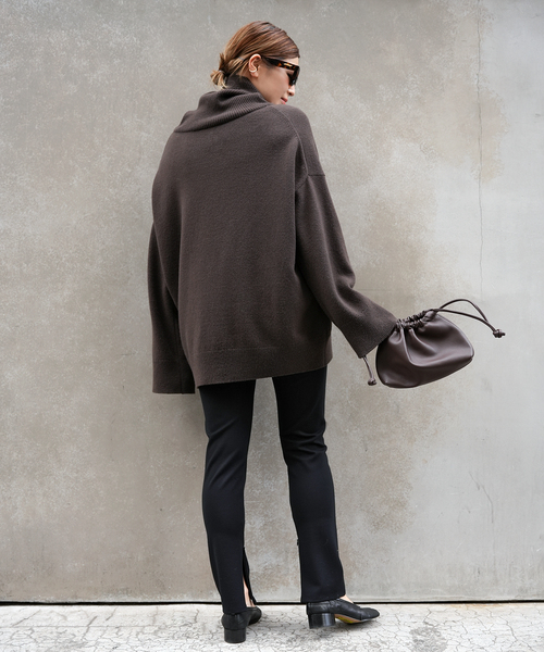 Deuxieme Classe(ドゥーズィエムクラス)の「追加 Warm Zip レギンス パンツ(その他パンツ・レディース・グレー/ブラック・34/36/32)」の9枚目の写真