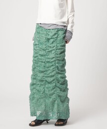 EMMEL REFINES | ＜EMMEL REFINES＞EM ドットペタル ギャザースカート(スカート)