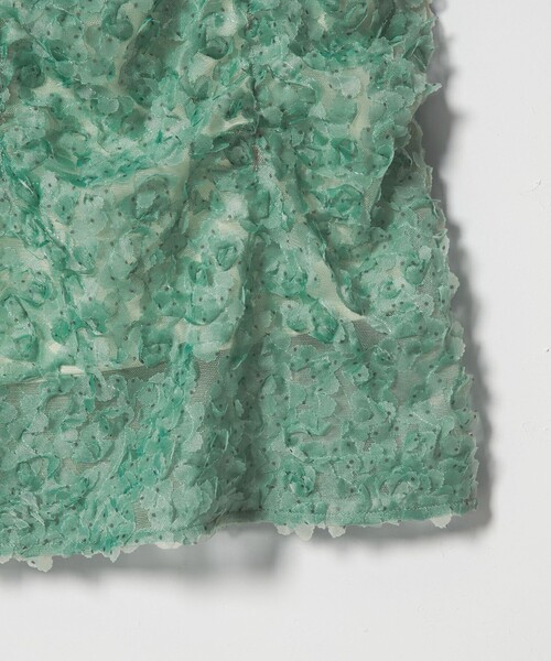 EMMEL REFINES（エメルリファインズ）の「＜EMMEL REFINES＞EM ドットペタル ギャザースカート（スカート・レディース・オフホワイト/ライム・M/S）」の14枚目の写真