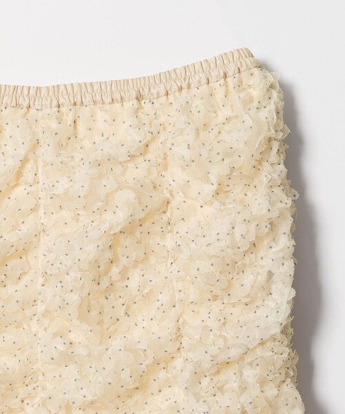 EMMEL REFINES（エメルリファインズ）の「＜EMMEL REFINES＞EM ドットペタル ギャザースカート（スカート・レディース・オフホワイト/ライム・M/S）」の17枚目の写真