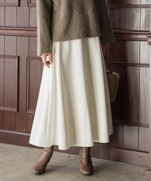 Droite lautreamont | 両面起毛ストレッチスカート≪洗濯機で洗える≫(スカート)