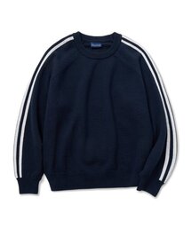 HOOVES（フーブス）の「コットントラックラウンドニット[ネイビー]（ニット/セーター）」