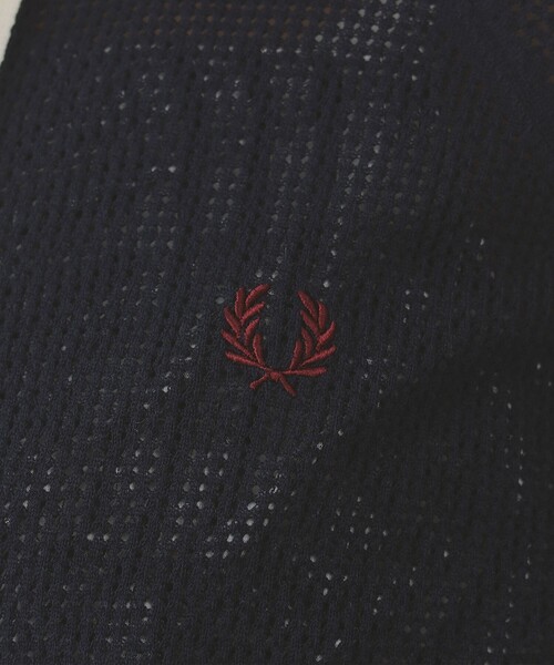 FRED PERRY（フレッドペリー）の「【別注】FRED PERRY / RIB-KNITTED CARDIGAN（カーディガン/ボレロ・レディース・オフホワイト/ネイビー・10）」の13枚目の写真