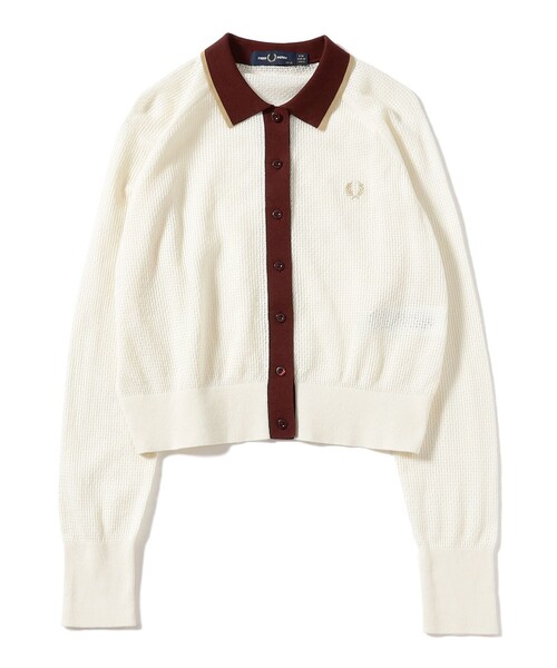 別注】FRED PERRY / RIB-KNITTED CARDIGAN（カーディガン/ボレロ