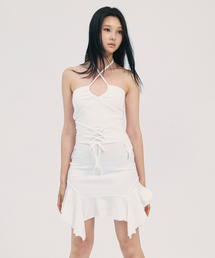 BABLETWO（ビーエイブルトゥー）の「ophelia sleeveless dress-white（ワンピース）」
