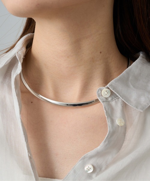 PUAL CE CIN（ピュアルセシン）の「メタルチョーカー（チョーカー・レディース・シルバー/ゴールド・FREE）」の2枚目の写真