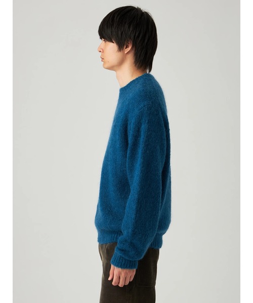 Mc McGREGOR(エムシーマックレガー)の「【Mc McGREGOR】モヘアクルーネックニット(ニット/セーター・メンズ・ブルー/レッド・M/L)」の6枚目の写真