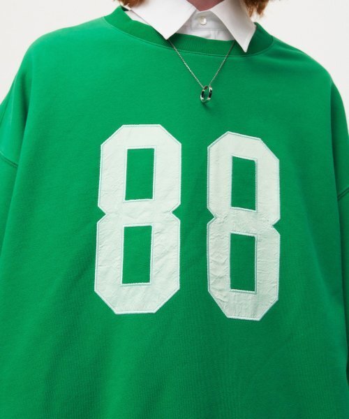 FROM ARLES(フロムアルル)の「スーパーローバーサイズヴィンテージ1/2スウェットシャツ / 88(スウェット・メンズ・グリーン・M/L)」の5枚目の写真