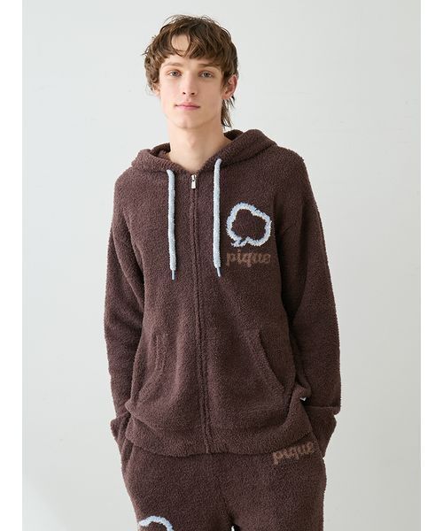 HOMME】ベビモコトークロゴパーカ（ルームウェア/パジャマ）｜gelato