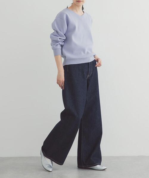 Lee（リー）の「『別注』Lee101×DOORS　WIDE PANTS（デニムパンツ・レディース・インディゴブルー/ライトインディゴブルー/ワンウォッシュ・SMALL/MEDIUM/LARGE/X-SMALL）」の14枚目の写真