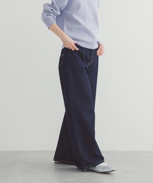 Lee（リー）の「『別注』Lee101×DOORS　WIDE PANTS（デニムパンツ・レディース・インディゴブルー/ライトインディゴブルー/ワンウォッシュ・SMALL/MEDIUM/LARGE/X-SMALL）」の15枚目の写真