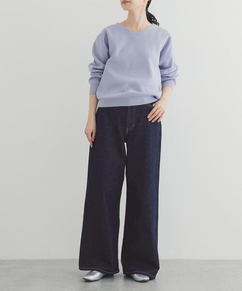 Lee（リー）の「『別注』Lee101×DOORS　WIDE PANTS（デニムパンツ・レディース・インディゴブルー/ライトインディゴブルー/ワンウォッシュ・SMALL/MEDIUM/LARGE/X-SMALL）」の16枚目の写真
