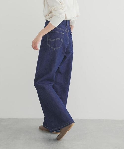 Lee（リー）の「『別注』Lee101×DOORS　WIDE PANTS（デニムパンツ・レディース・インディゴブルー/ライトインディゴブルー/ワンウォッシュ・SMALL/MEDIUM/LARGE/X-SMALL）」の9枚目の写真