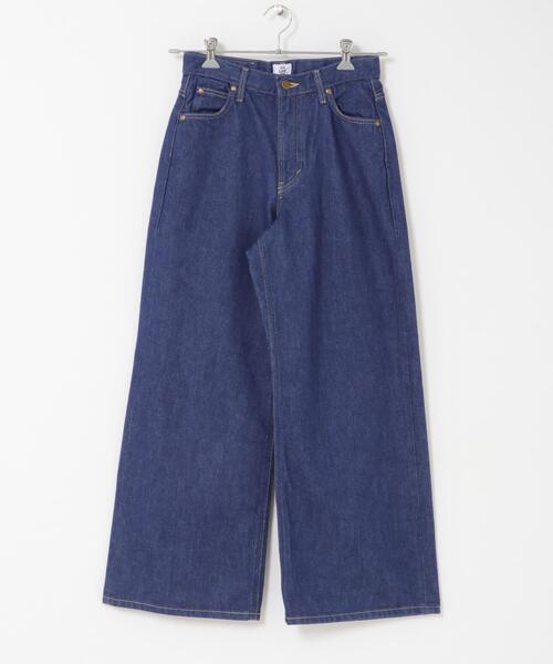 Lee（リー）の「『別注』Lee101×DOORS　WIDE PANTS（デニムパンツ・レディース・インディゴブルー/ライトインディゴブルー/ワンウォッシュ・SMALL/MEDIUM/LARGE/X-SMALL）」の11枚目の写真